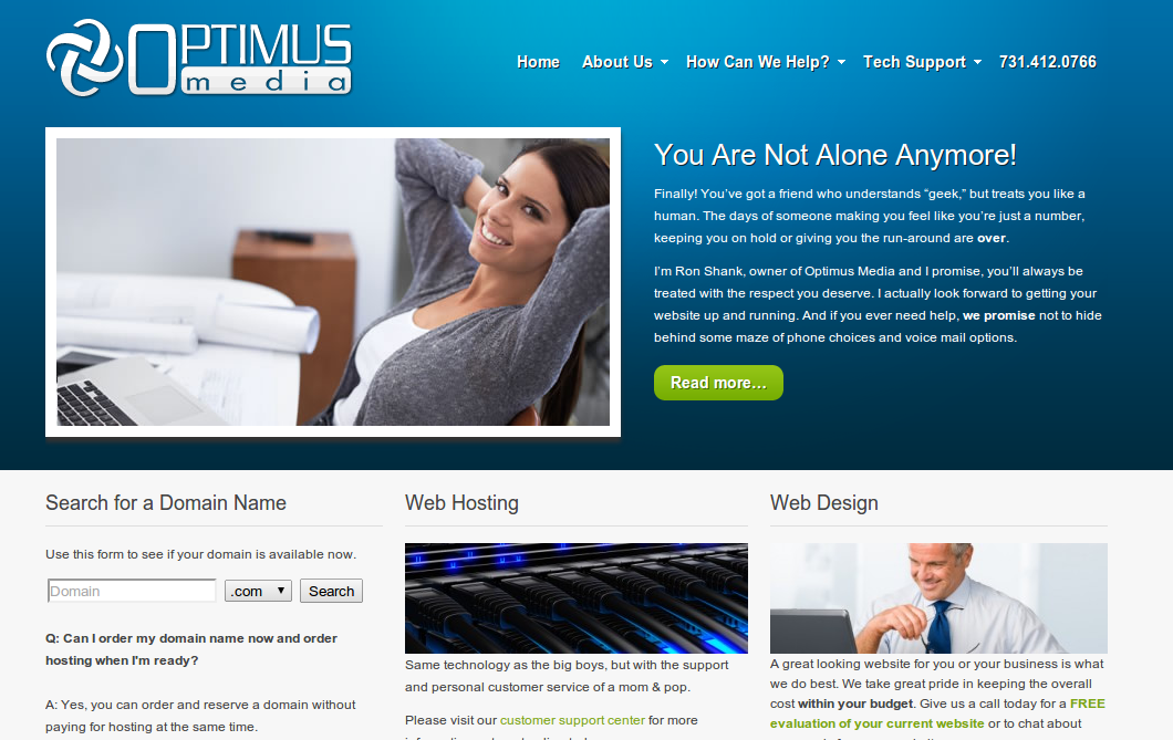 The New and Improved OptimusMedia.com