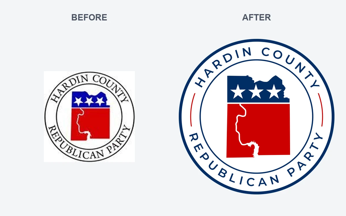 Hardin County GOP logo work