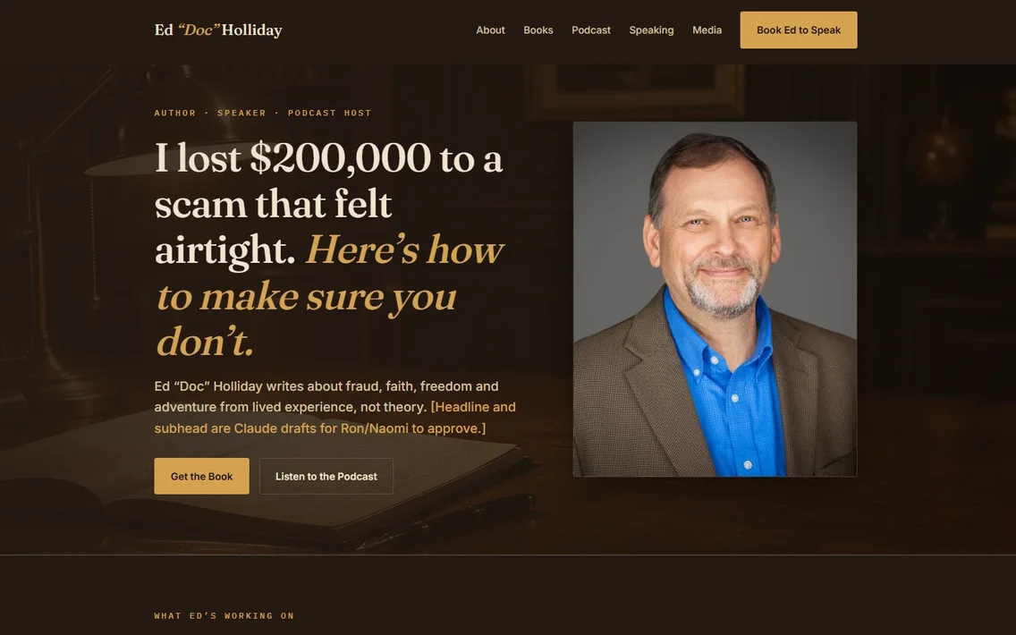 Ed “Doc” Holliday home page