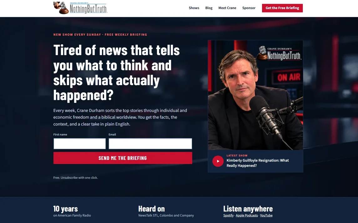 Crane Durham's NothingButTruth home page