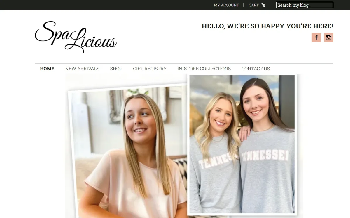 SpaLicious home page