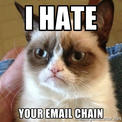 Confession: “I hate (some) email.”